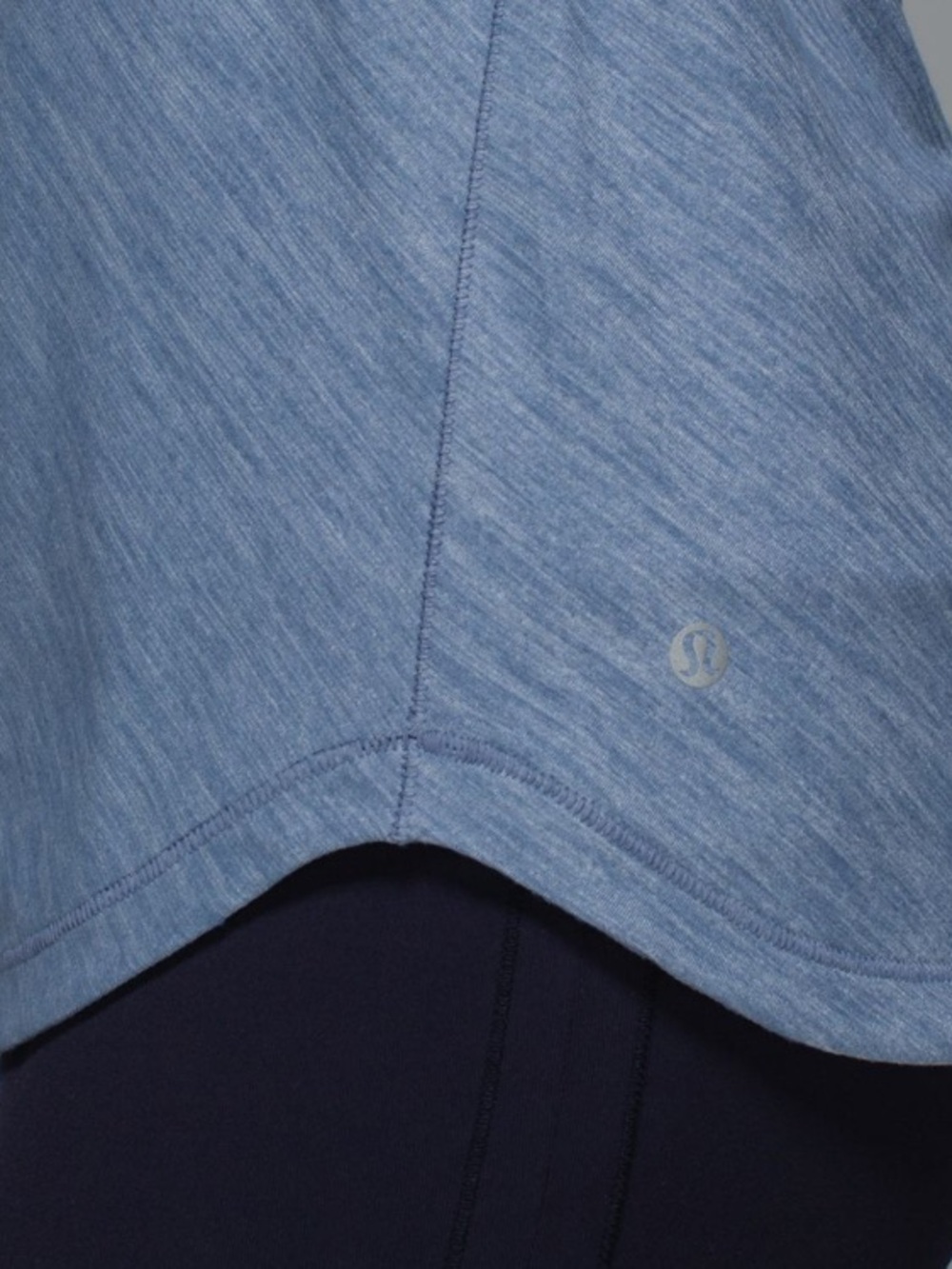 Lululemon Light Blue What The Sport V Neck Tee Size 8-10 - Picture 7 of 12
